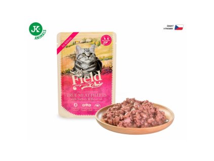 Sam´s Field kapsička pre mačiatka s morčacím mäsom a brokolicou 85g