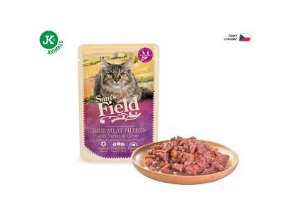 sam s field kapsicka pre macky s morcacim masom a mrkvou 85 g 8595602533251