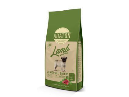 Araton dog junior lamb granule pre steniatka 15 kg 1