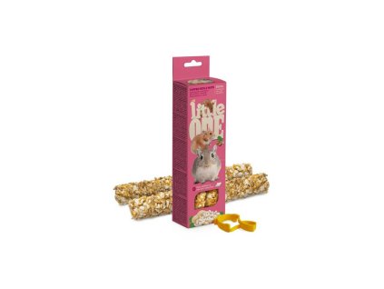 little one tycinky s burizonmi a orechmi pre hlodavce 2 x 55 g 4602533784462