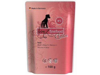 Dogz finefood no.2 kapsička pre psov hovädzia 100g