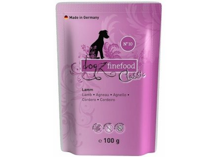 Dogz finefood no.10 kapsicka pre psov jahna 100g 4260101763501