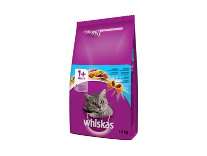 whiskas adult granule pre dospele macky s tuniakom 1400 g 5998749129968