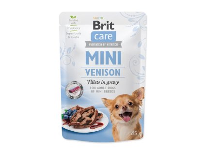 brit care adult mini venison fillets in gravy 85 g 8595602534456
