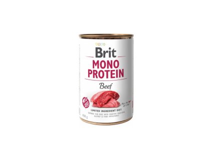 brit mono protein beef hovadzie konzerva pre psy 400g