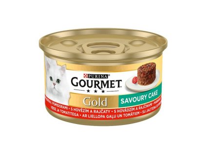 gourmet gold pre macky s hovadzim a paradajkami 85 g 7613035464032