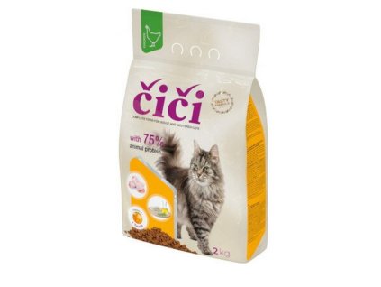 cici granule pre macky kuracie 2 kg 8591184002758