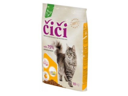 cici granule pre macky kuracie 10 kg8591184002772