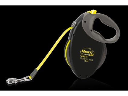 Flexi navíjacie vodítko Giant Professional páska 10m/50 kg čierna