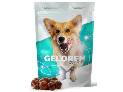 Geloren dog S M klbova vyziva pre malych psov 180g 60 ks 8595163716032