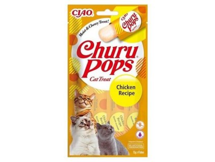 Pamlsok Inaba Churu Pops cat kura 4x15g 8859387701008