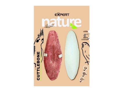 Pet Expert nature sépiová kosť pravá biela a ochutená jablko-med 2ks 8-10cm