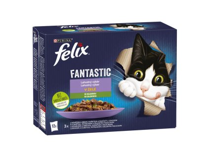 felix fantastic duo kapsicka pre macky maso so zeleninou 12 x 85 g 7613039900147