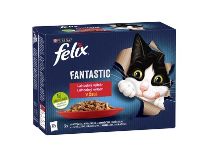 felix fantastic duo kapsicka pre macky masovy vyber 12 x 85 g 7613039758021