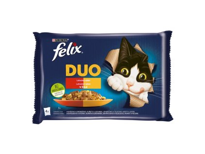 felix fantastic duo kapsicka pre macky masovy vyber 4 x 85 g 7613039757932 1