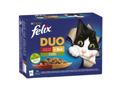 felix fantastic duo kapsicka pre macky lahodny vyber v zele 12 x 85 g 7613039776643