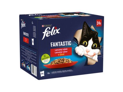 felix fantastic duo kapsicka pre macky masovy vyber 24 x 85 g 7613039733035