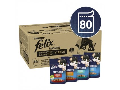 Felix Fantastic multipack mixed selection v zele 80x85g 8445290408839