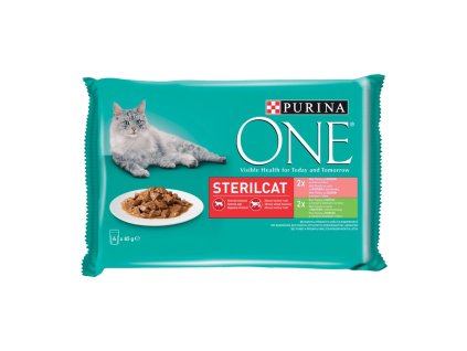 purina one sterile mini filetky morka fazulky losos stava 4 x 85g 7613038648293