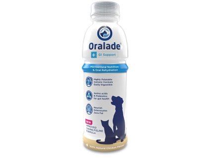 oralade gi ochuteny rehydratacny roztok pre psov a macky 500 ml 5060139550000