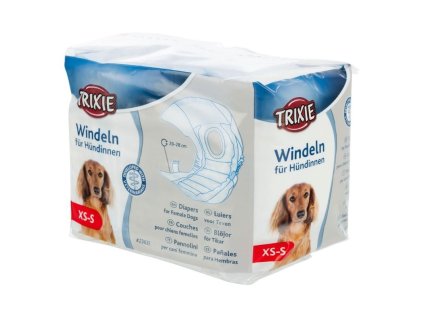 Trixie plienky pre feny XS S 20 28cm 12ks 4011905236315