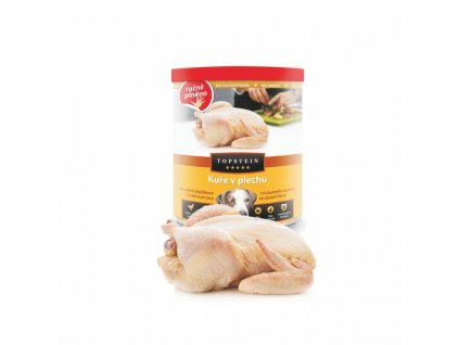 topstein konzerva pre psov kura v plechu 800 g 8594025080953