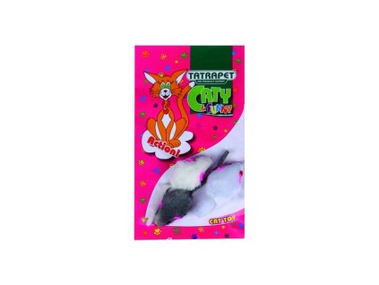 hracka pre macky plysova mys 6 cm v baleni 3 ks 8585027970076