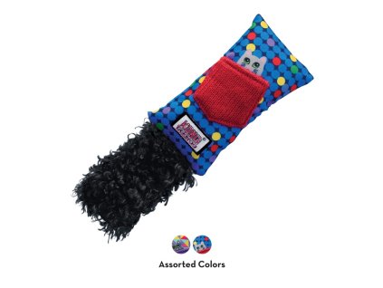 Hracka Kong cat kickeroo vrecko s catnipom a chvostikom mix farieb 035585418018 03