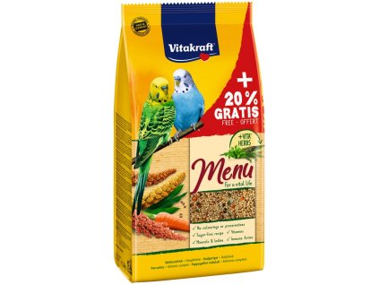 Vitakraft Menu andulka 20% gratis 1,2kg