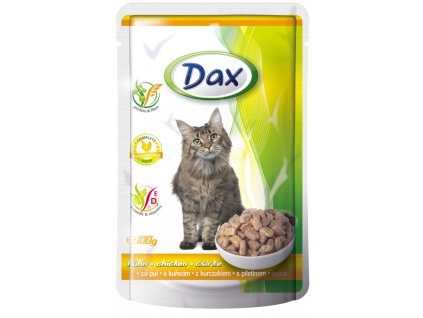 DAX kapsička pre mačky kuracia100 g