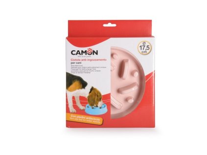 Camon Miska plastová proti hltaniu model A v ružovej a modrej farbe 17,5cm