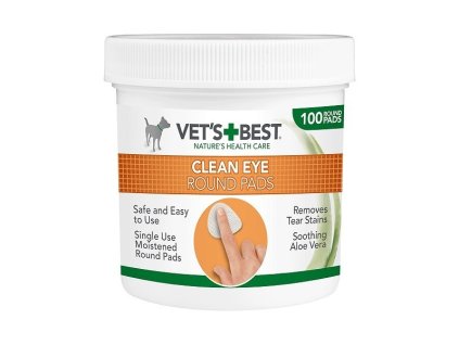 Vet´s best čistiace obrúsky na oči pre psov 100 ks