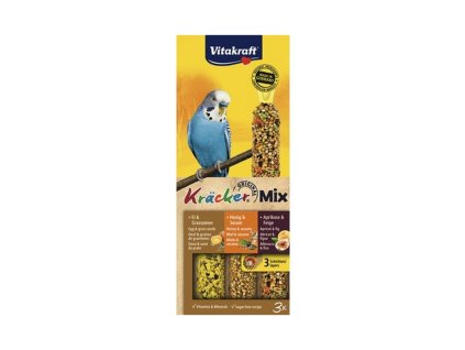 Vitakraft Kracker andulka vajce med ovocie 3ks 80 g 4008239212313