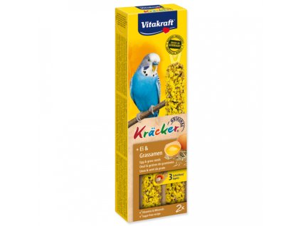 Vitakraft Kracker andulka vajce travove semeno 2ks 54g 4008239212634
