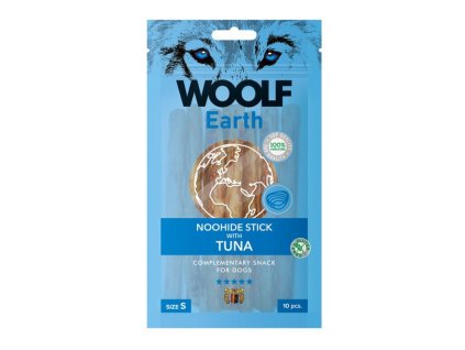 pamlsok woolf dog earth noohide s stick with tuna 90g 10ks 8594178551478