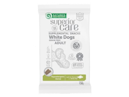 Pamlsok Natures P Superior care white dog Hypoallergenic dental care 150g 4771317472021