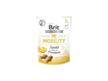 brit care dog snack funkcne maskrty pre psy mobility squid pineapple 150g