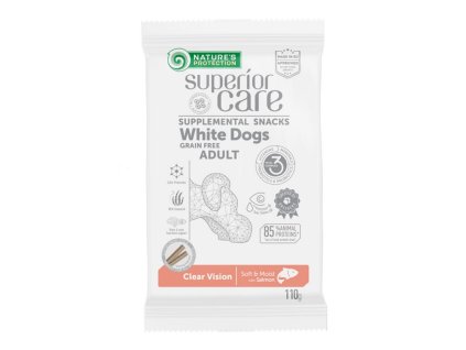 Pamlsok Natures P Superior care white dog Clear vision 110g 4771317472014