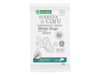 Pamlsok Natures P Superior care white dog Hypoallergenic digestive dental care 110g 4771317471994