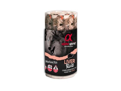 Pamlsok Alphaspirit dog Pás tyčinky pečienkové 16 ks 160 g
