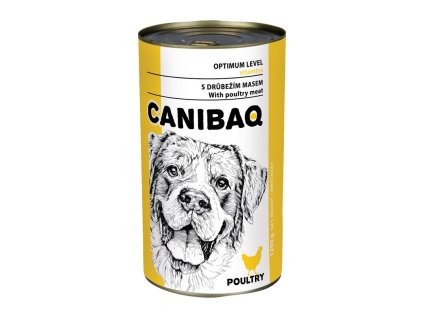 canibaq classic konzerva pes hydinova 1250 g 8595237008766