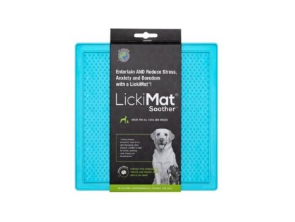 LickiMat Soother lizacia podlozka 20x20cm tyrkysova 9349785000647