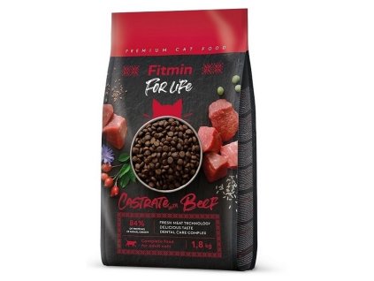 Fitmin cat For life Castrate Beef 18kg 8595237032105 1
