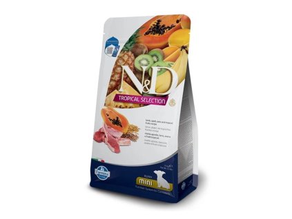 Farmina ND dog Tropical selection AG puppy mini lamb 15 kg 8010276042392