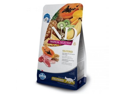 Farmina ND cat Tropical selection AG adult neutered lamb 15 kg 8010276042125