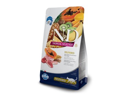 Farmina ND cat Tropical selection AG adult neutered lamb 4 kg 1 kg 8010276042132