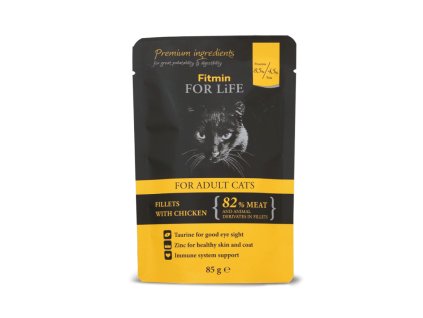 Fitmin For Life Cat adult kapsička chicken 85 g exp.01.07.2025