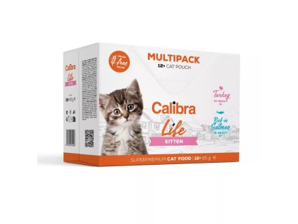 Calibra cat life kitten multipack 12x85g 8595706701006