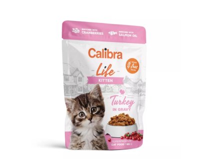 Calibra cat life kitten turkey in gravy kapsicka 85g 8595706700863
