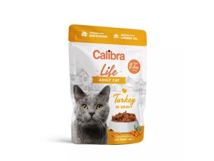 Calibra cat life adult turkey in gravy kapsicka 85g 8595706700825